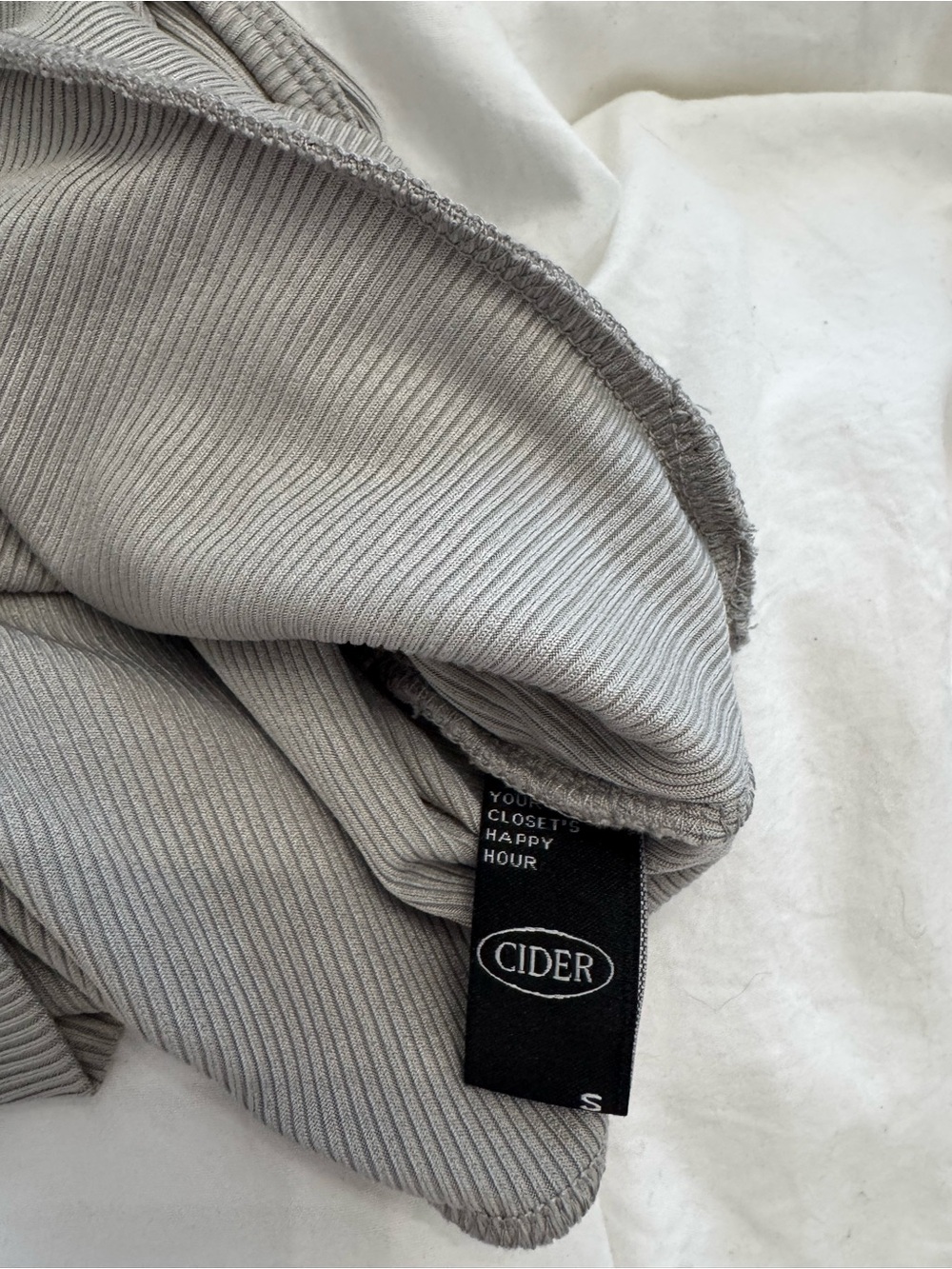 CIDER | Ribbed Buckle Tank Top - Sage - Picture 4 of 4
